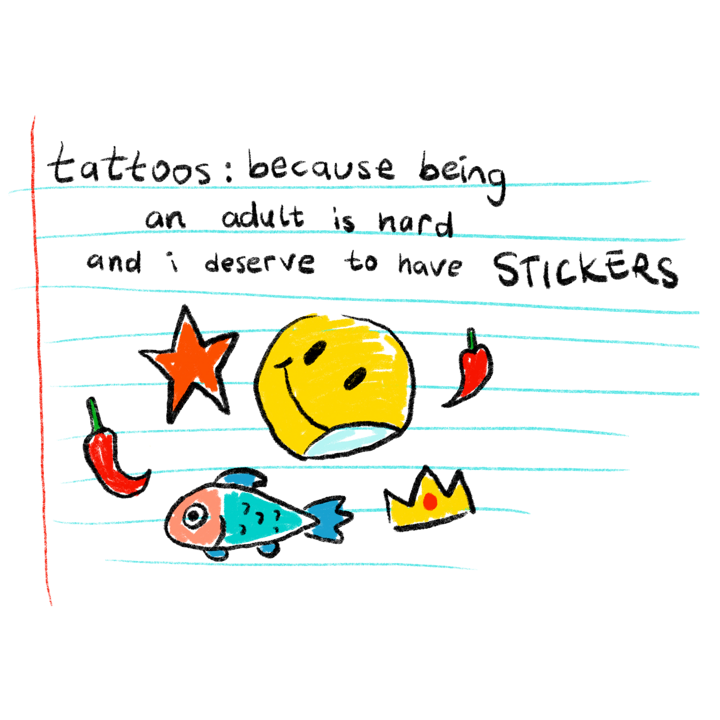 Tattoos Beyaz T-shirt