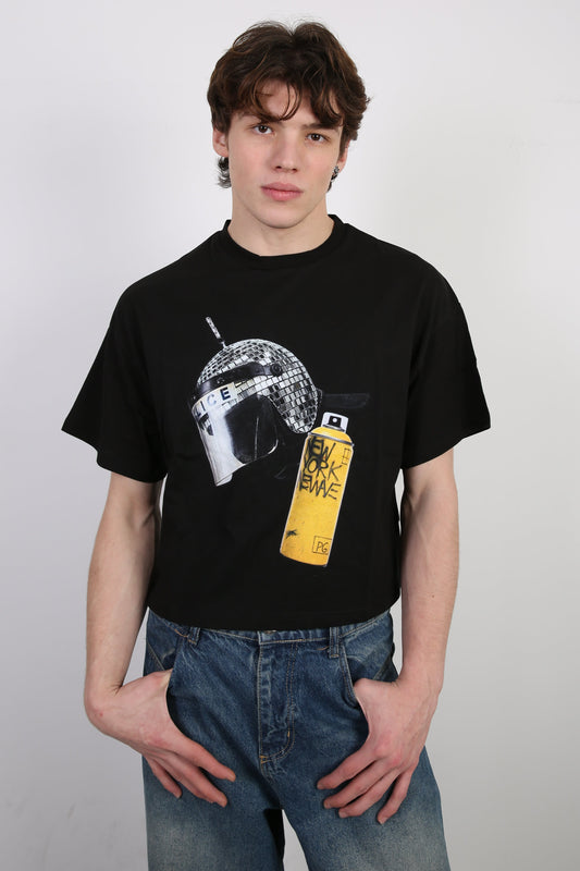 Criminal Art T-shirt Siyah