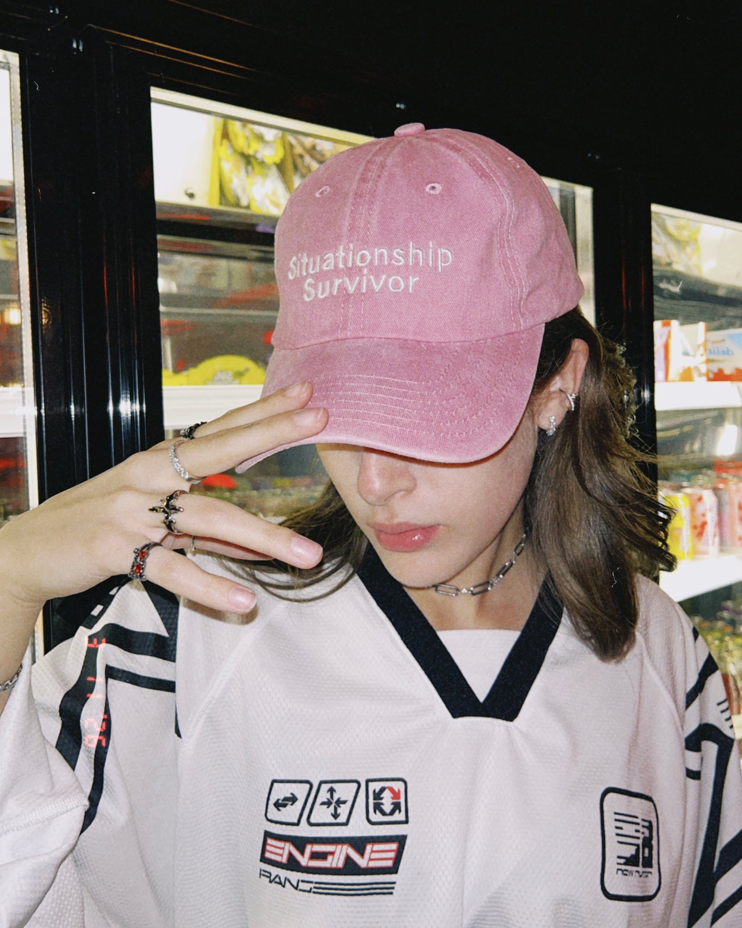 Situationship Survivor Pink Cap