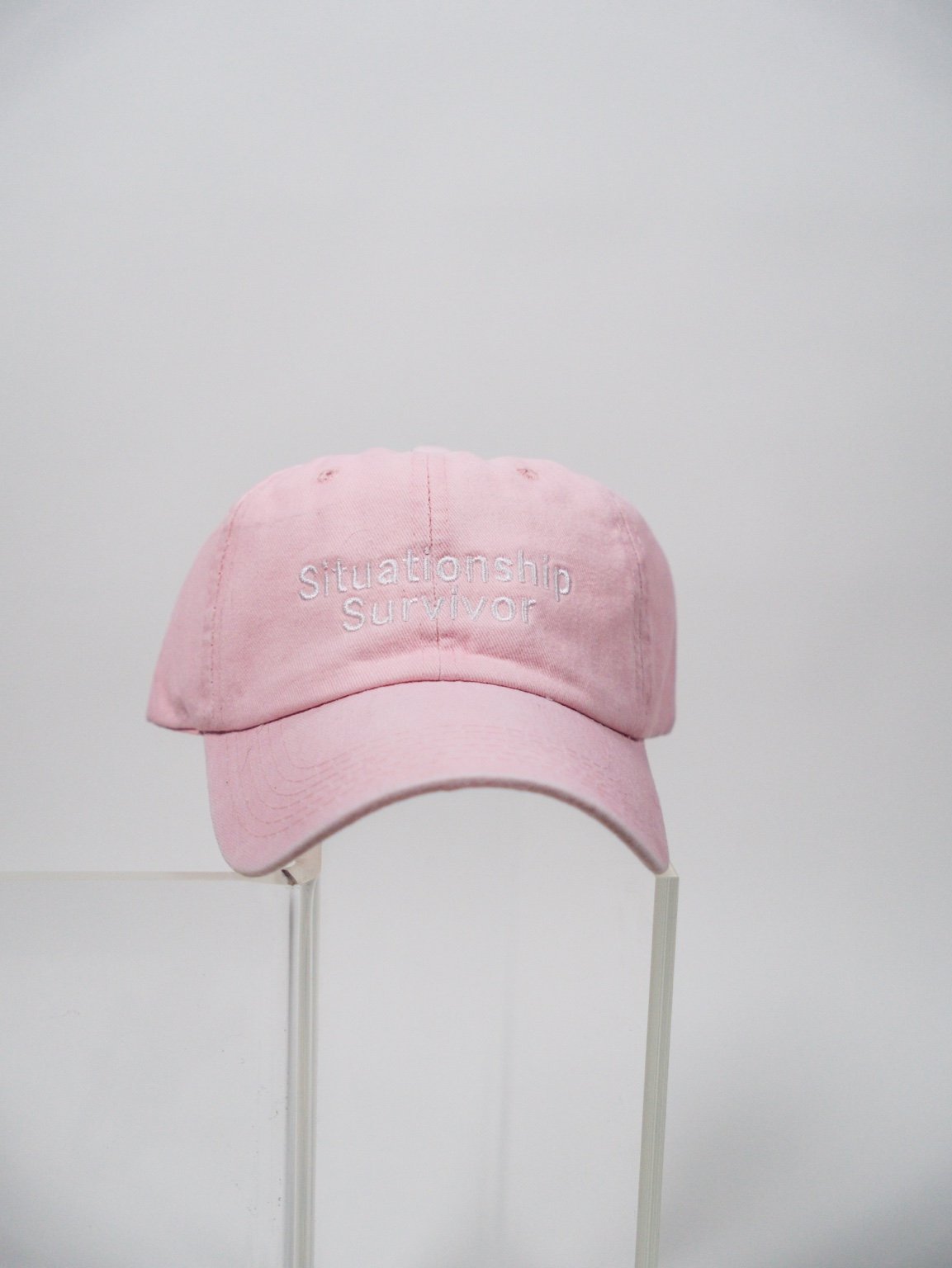 Situationship Survivor Soft Pink Cap