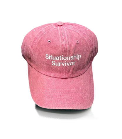 Situationship Survivor Pink Cap