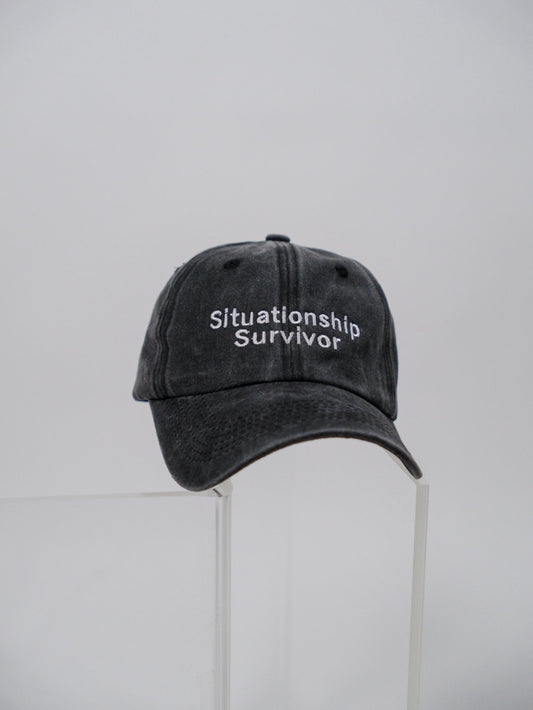 Situationship Survivor Black Cap