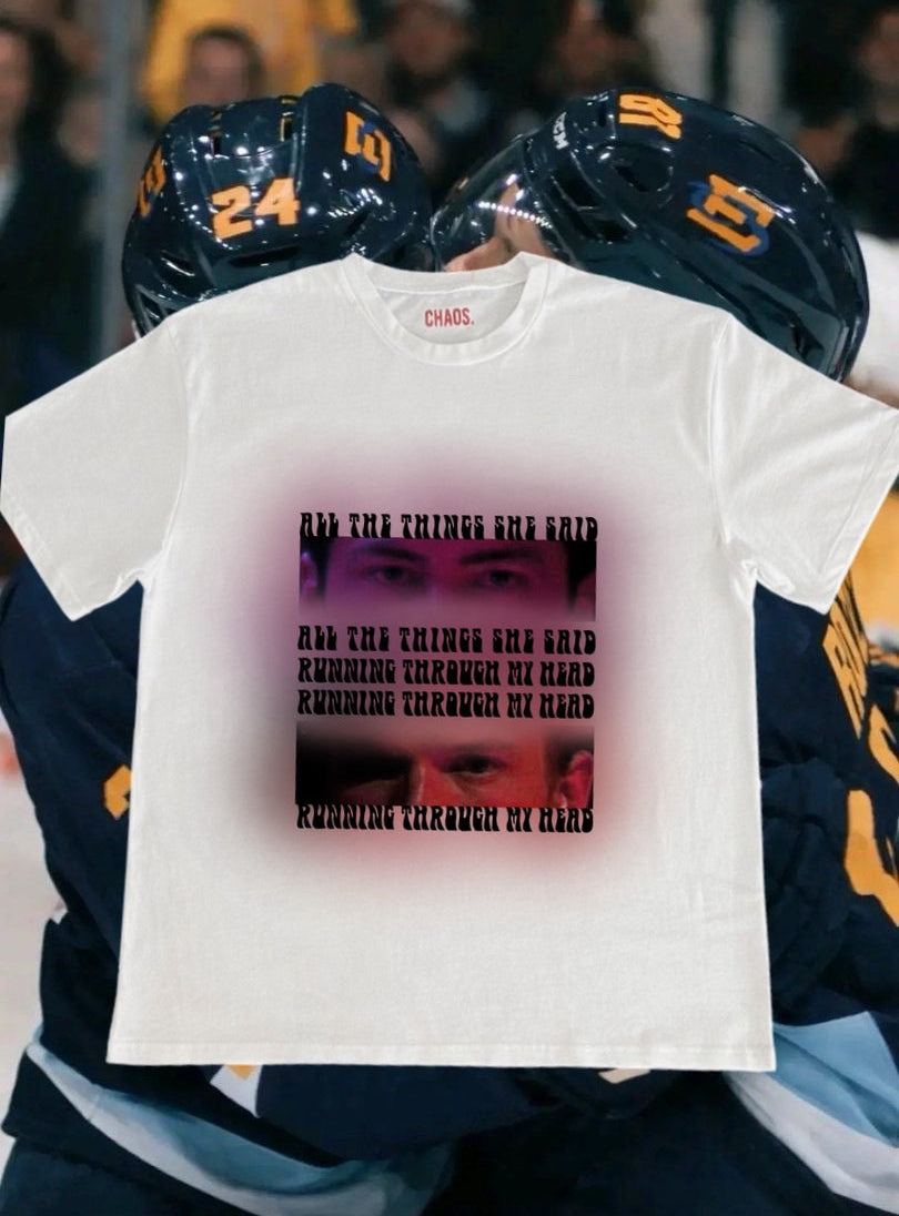 Heated Rivalry  Beyaz T-Shirt