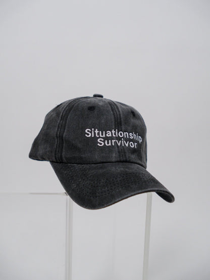Situationship Survivor Black Cap