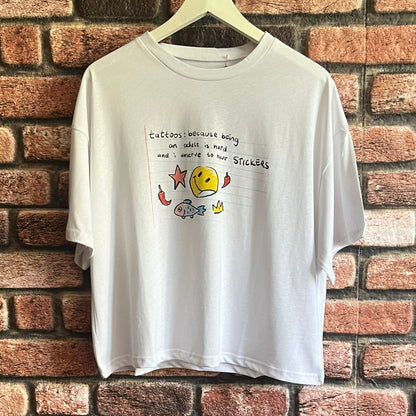 Tattoos Beyaz T-shirt